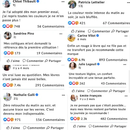 Silk - Mat Masque à Lèvres - Zéro Retouche Zéro Transfert