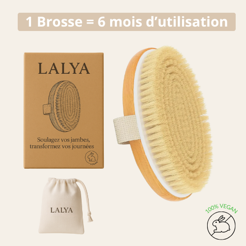 Brosse à Sec Anti-Lourdeurs – Jambes Légères & Tonifiées